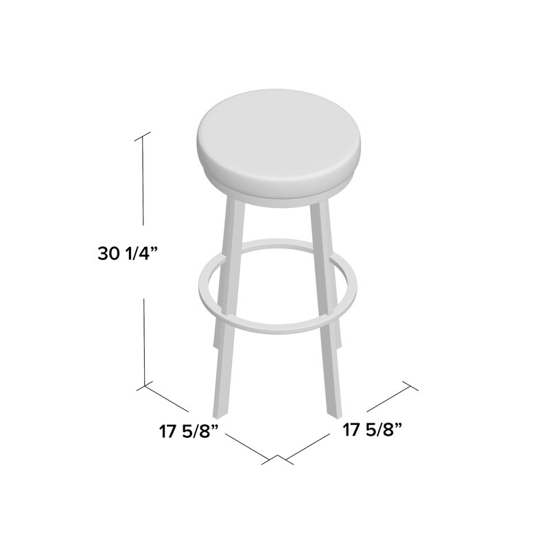 Jamieson 30.25" Swivel Bar Stool & Reviews AllModern